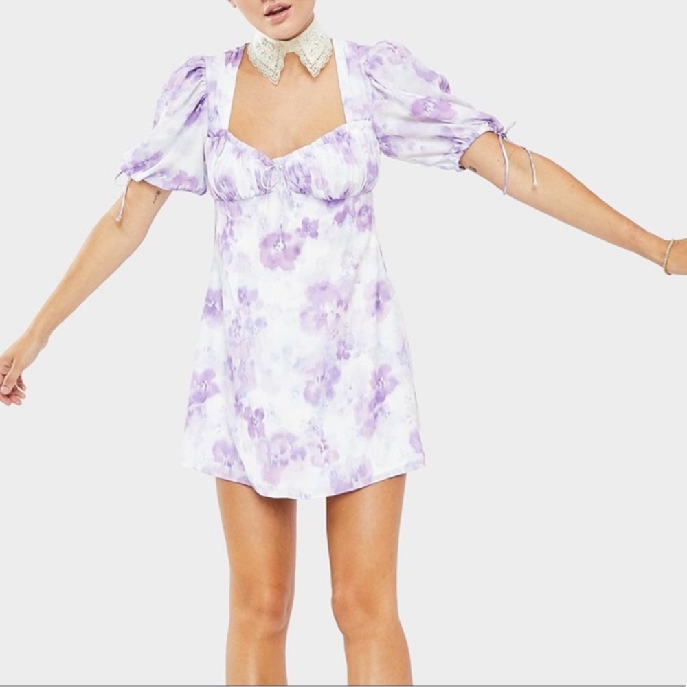 For Love and Lemons Zinna Mini Dress NWT